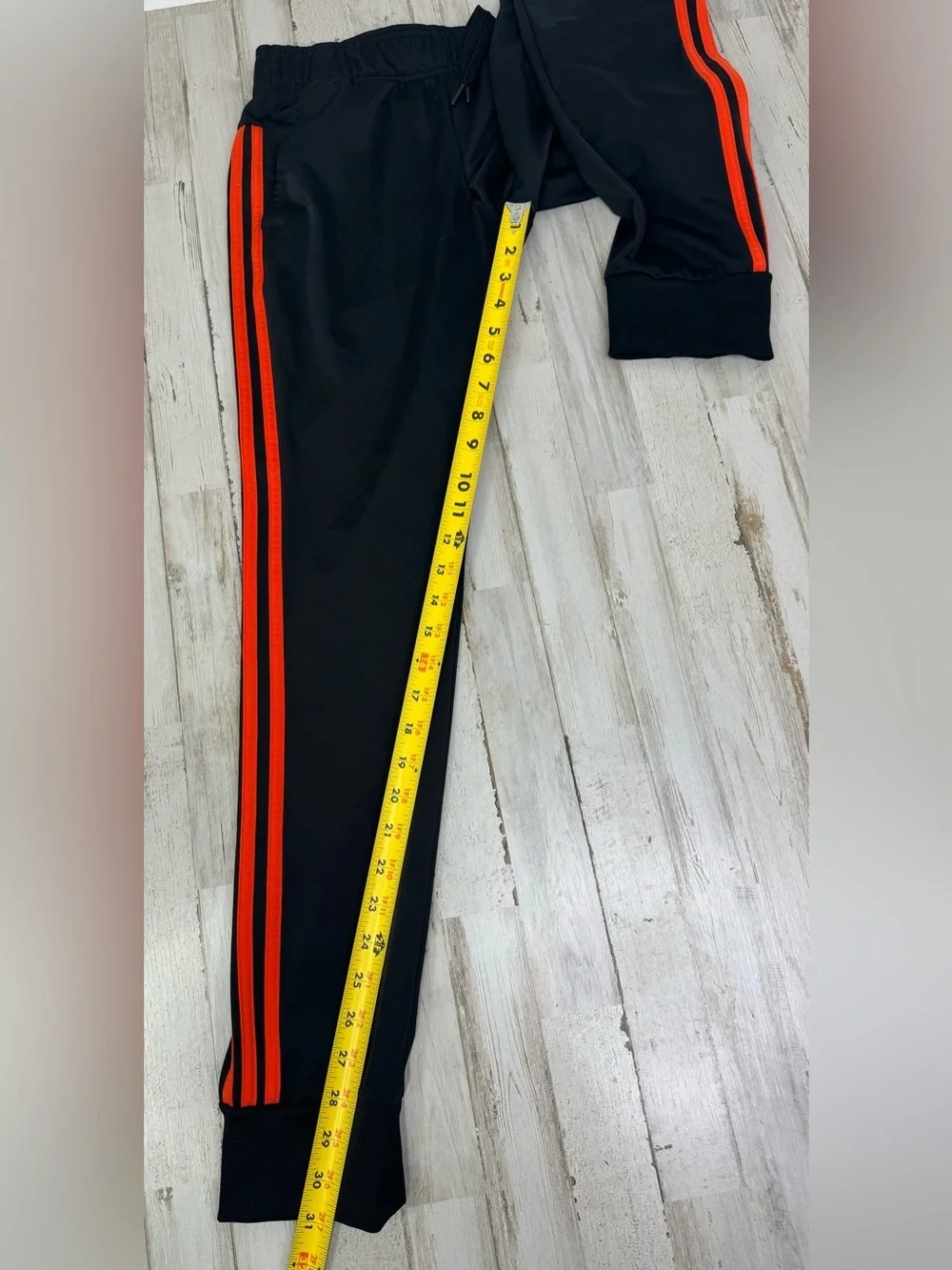 Adidas Climalite Men’s S Sweatpants Black Red Stripe
